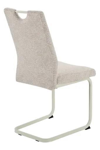 Freischwinger - Stoff, Creme