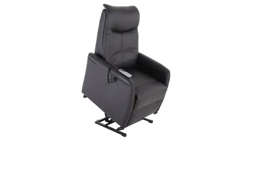 TV-Sessel MITCH - Relaxfunktion, Kunstleder, Schwarz