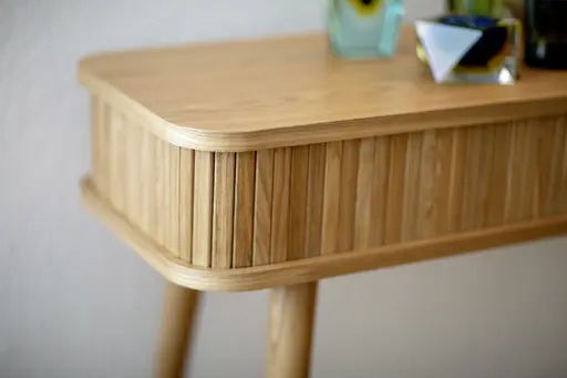 Konsolentisch Barbier - BHT ca. 120x74x35 cm, Esche teilmassiv