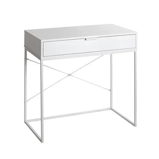 Schreibtisch - LB ca. 80x46 cm, Weiß