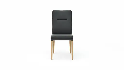 Polsterstuhl 3190 - Leder, Anthrazit