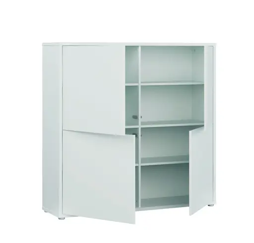 Kommode FAID- B ca. 124 cm, Hellgrau