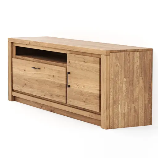 Lowboard Farmingdale - Eiche massiv, natur geölt