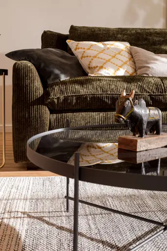 Sofa Ulf - 3,5-Sitzer, Cord, Moos