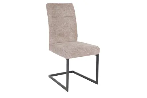 Freischwinger MAGGIE - Stoff, Kaffee