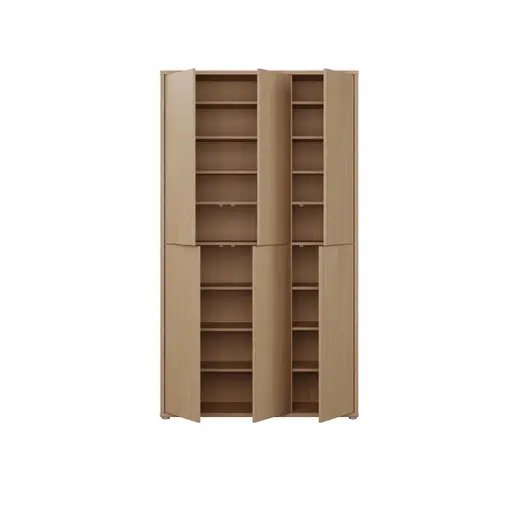 Schuhschrank FAID- B ca. 109 cm, Sandeiche Dekor