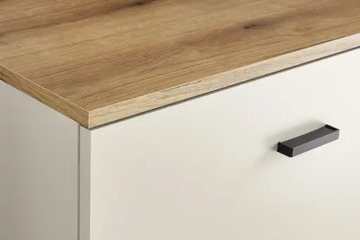 Schuhbank - B ca. 60 cm, Kaschmir, Evoke Eiche Nachbildung