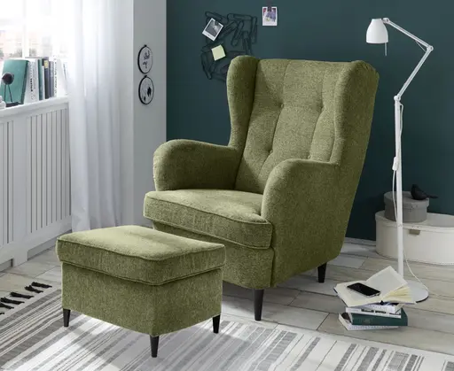 Sessel - Webstoff, Olive