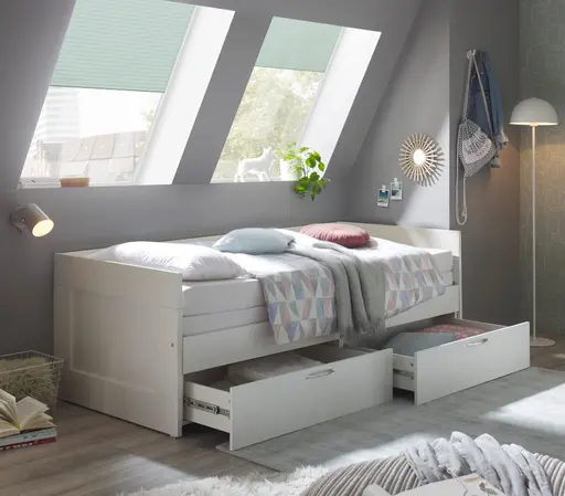 Funktionsbett- Liegefläche ca. 90x200 cm, Weiß