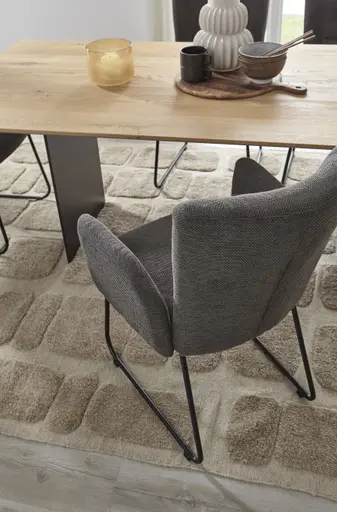 Esstisch Tucson - LB ca. 200x95 cm, Wildeiche massiv