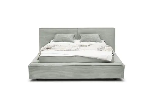 Polstergestell- Liegefläche ca. 180x200 cm, Stoff, Salbei