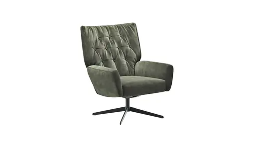 Drehsessel Maximilian - Stoff, Grün