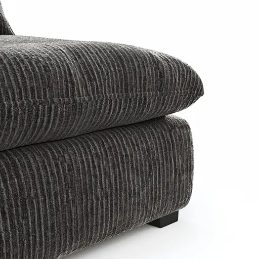 Sessel Ulf - Cord,  Anthrazit