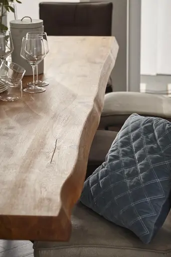 Esstisch Clifton - LB ca. 240x100 cm, Wildeiche massiv