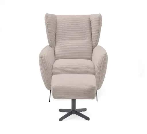 Hocker EILA - Stoff, Rosa