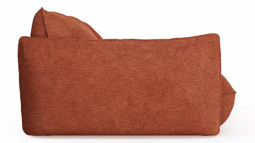 Sofa Fluffy - 4-Sitzer inkl. Rückenlehne verstellbar, Stoff, Kupfer