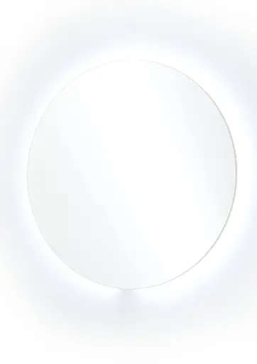 Spiegel - mit Beleuchtung, D ca. 80 cm