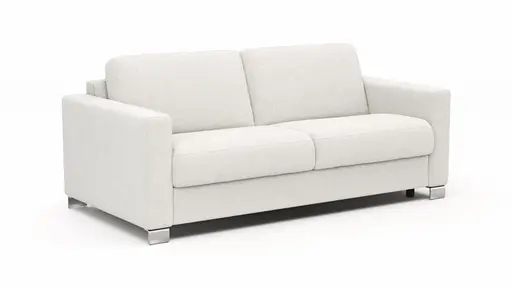Sofa Nuoro - 2,5-Sitzer inkl. Schlaffunktion, Armlehne 1, Stoff, Natur