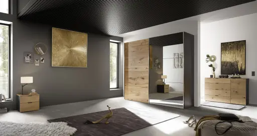 Kommode JOIN IT- Eiche Dekor, Schwarz