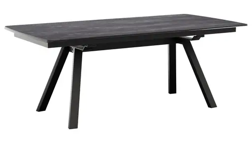 Esstisch Sedana - ausziehbar, LB ca. 200x100cm, Keramik, Schiefergrau