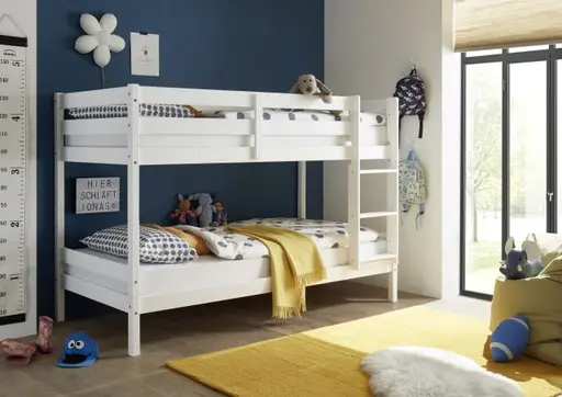 Etagenbett - Liegefläche ca. 90x200 cm, Weiß 