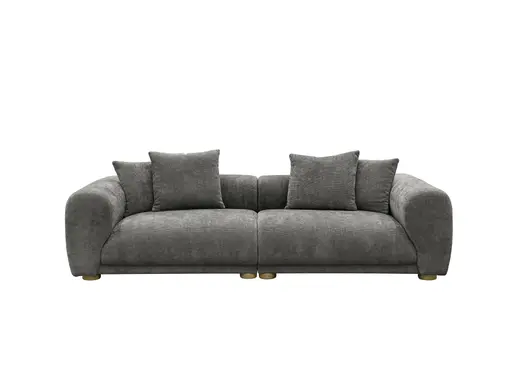 Megasofa - 2-Sitzer, Stoff, Taupe