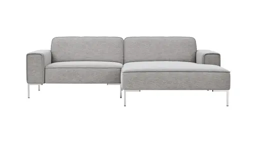 Ecksofa Morten - 1,5-Sitzer, Longchair rechts, Stoff, Natur