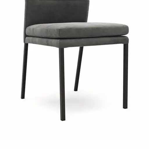 Stuhl Carry - Stoff, Anthrazit