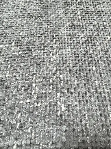 Armlehnstuhl MILENA - drehbar, Stoff, Silberfarben