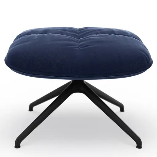 Hocker Unn - Stoff, Indigo