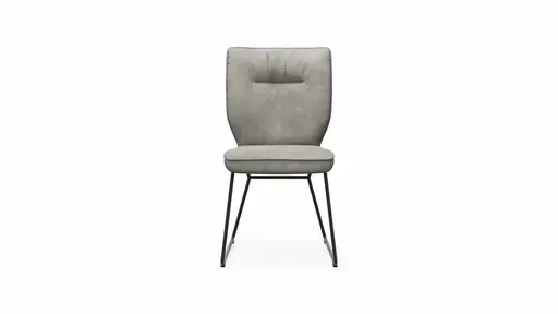 Stuhl Westmore - Stoff, Silberfarben