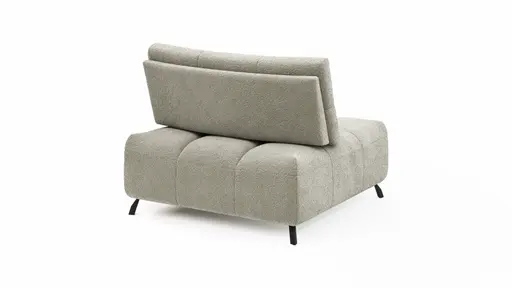 Sessel Comodo - 1-Sitzer, Stoff, Offwhite