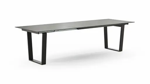 Esstisch Dinner - verlängerbar, LB ca. 180x95 cm, Kunststoff, Grau