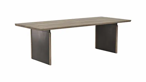 Esstisch Bakersfield - LB ca. 240x100 cm, Asteiche massiv, barrique