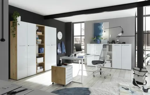 Schreibtisch GWEN - B/H/T ca. 160x75x80cm, Weiß