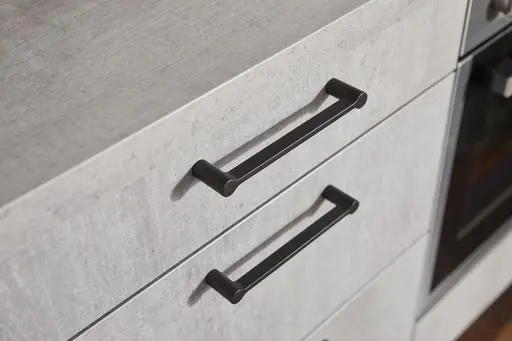 Winkelküche 52.210 GL 2 521,Beton Nebelgrau Nachbildung