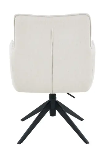 Armlehnstuhl - drehbar, höhenverstellbar, Webstoff, Beige
