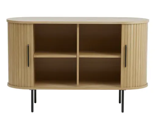 Sideboard - B ca. 120 cm, Eiche Furnier, Natur
