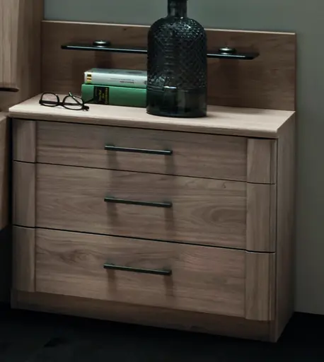 Nachtkonsole EM 1080 - Steineiche Nachbildung