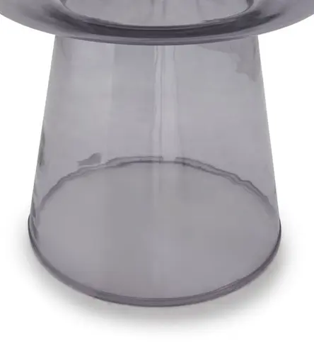 Beistelltisch - Ø/H ca. 40x39 cm, Grau