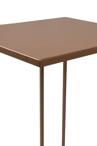 Beistelltisch - LB ca. 43x38 cm, Mocca