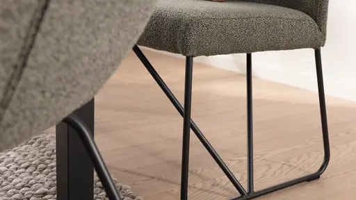 Bank Nashville - Breite ca. 180 cm, Stoff, Olivgrün