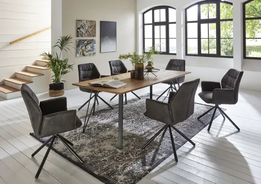 Esstisch - LB ca. 180x100cm, Balkeneiche massiv