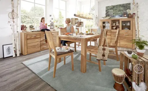 Highboard - Wildeiche teilmassiv, geölt