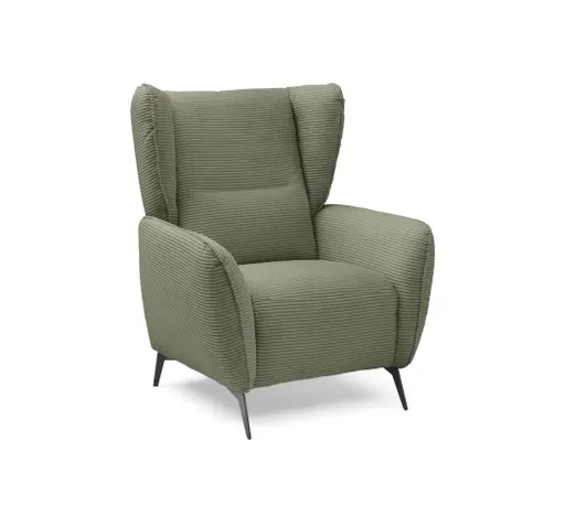 Sessel EILA - Stoff, Olive