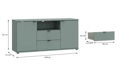 TV-Board FINELLA- Salbei