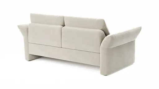 Sofa Gotera -  2,5-Sitzer inkl. Rückenlehne verstellbar, Stoff, Natur