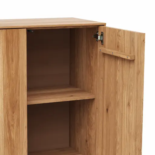 Highboard Saratoga - Wildeiche massiv, natur geölt