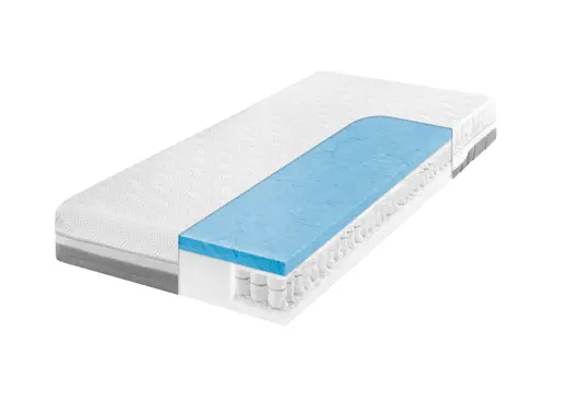 Tonnentaschenfederkern-Matratze EM GelMax - Liegefläche ca. 90x200 cm