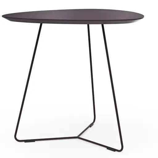 Ecktisch Fano - LBH ca. 59x50x55 cm, Fenix, Aubergine